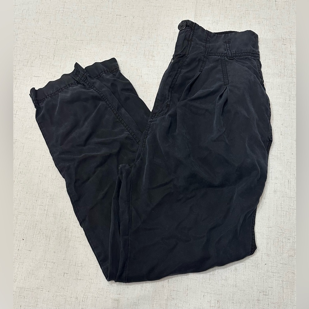 Free People Black Wide Leg Pants - Picture 2 of 13
